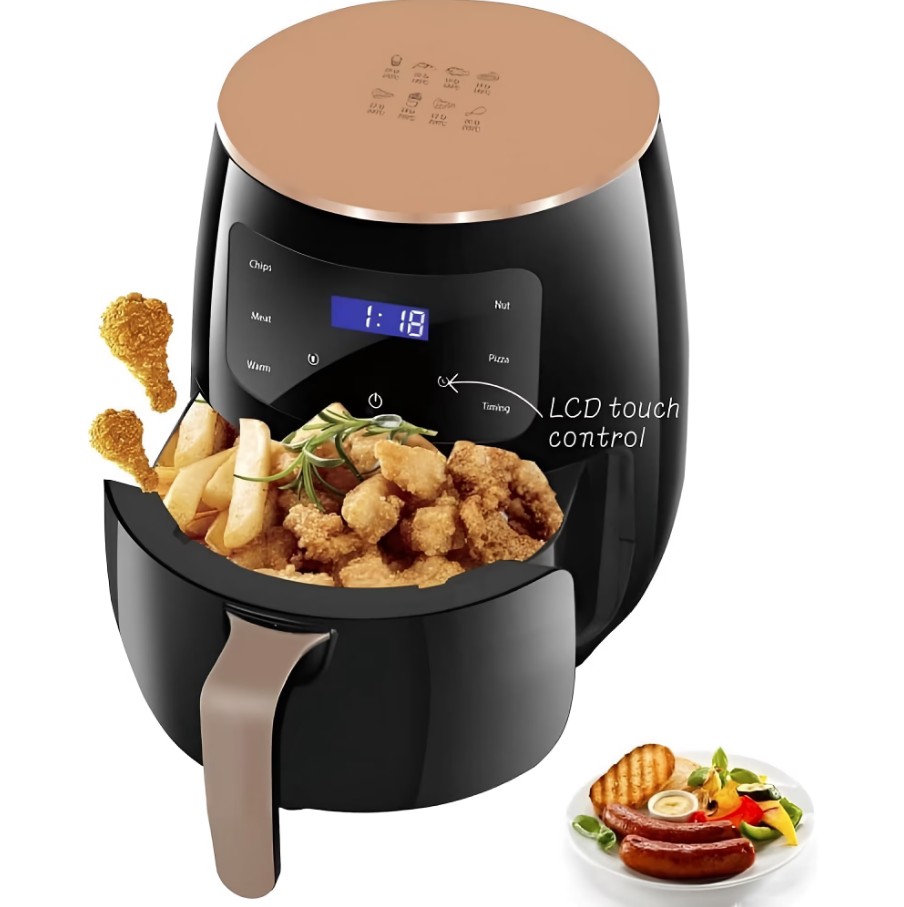 Дигитален Air Fryer со голем капацитет од 6 литри